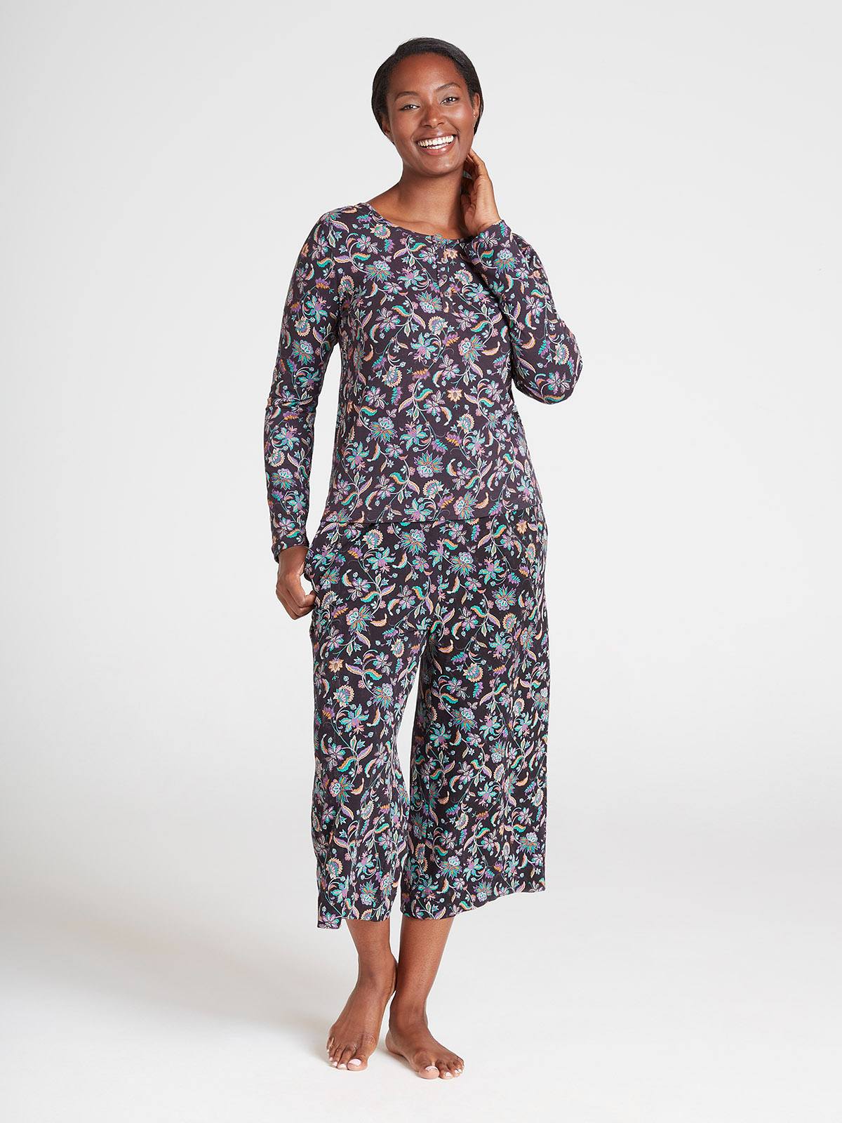 Mahine Organic Cotton Pyjama Set In A Bag - Grey Marle