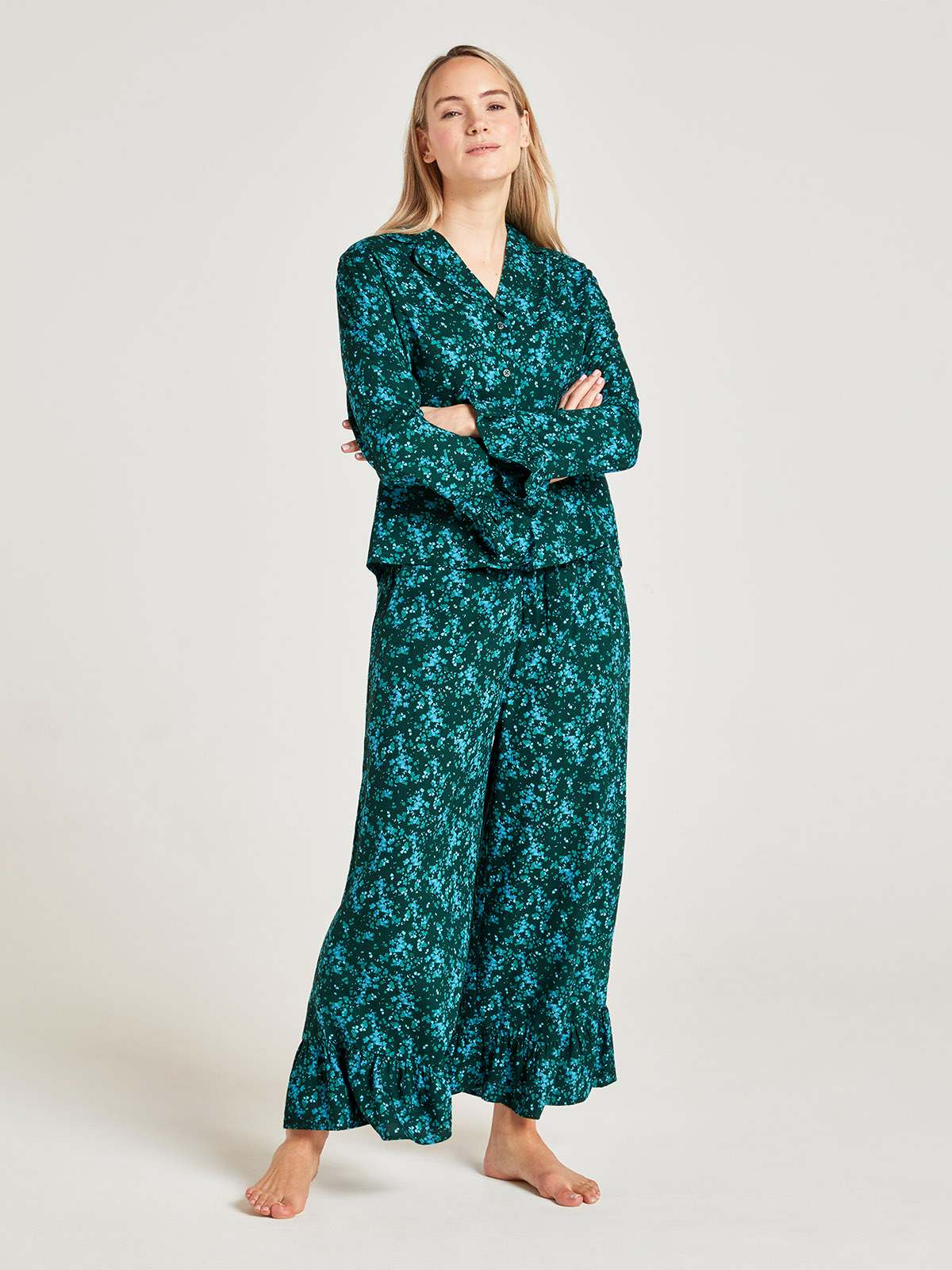 Gretel Lenzing™ EcoVero™ Pyjama Set In A Bag - Forest Green