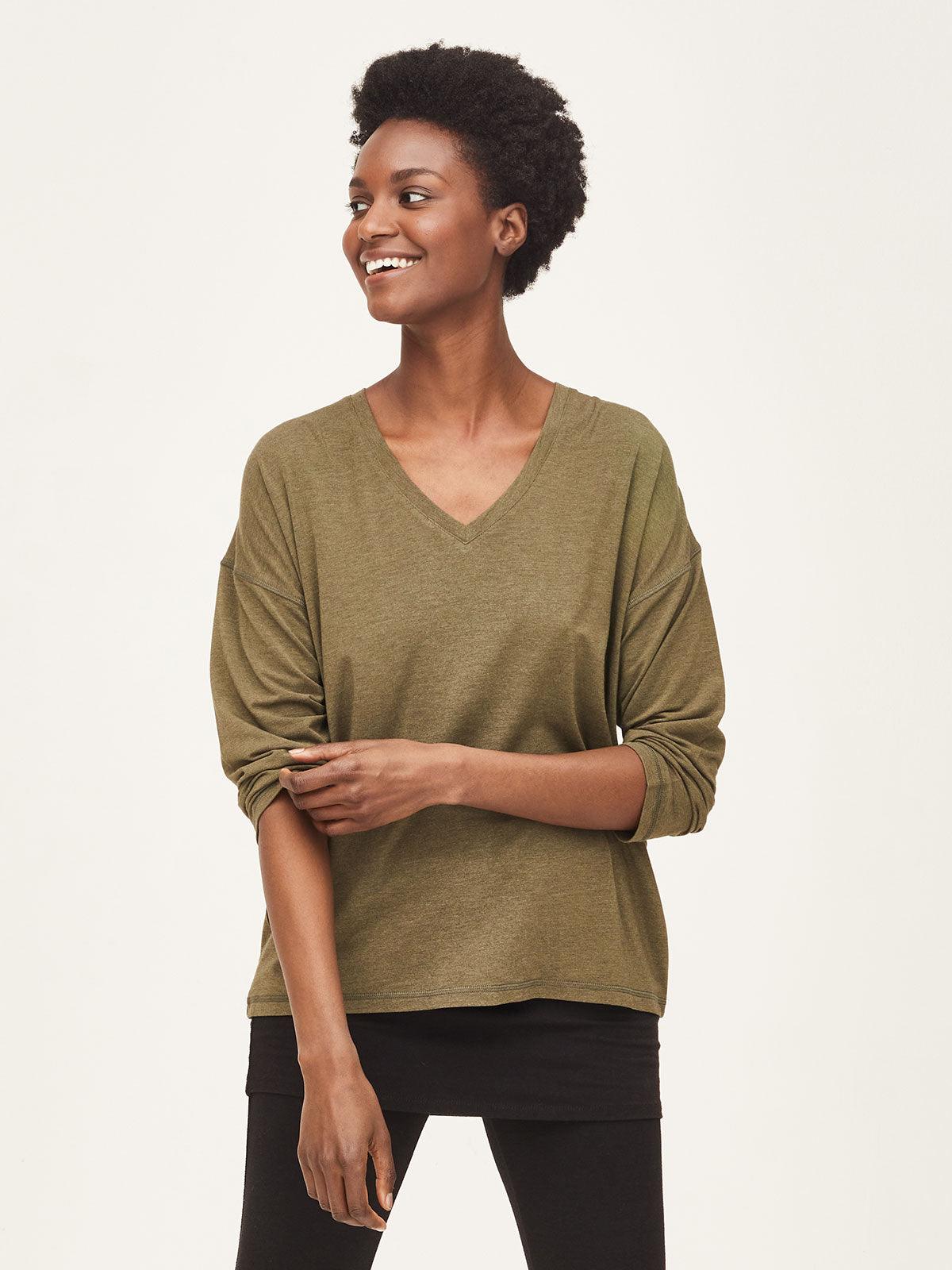 Naturally Soft SeaCell™ Long Sleeve Top - Thought Clothing UK
