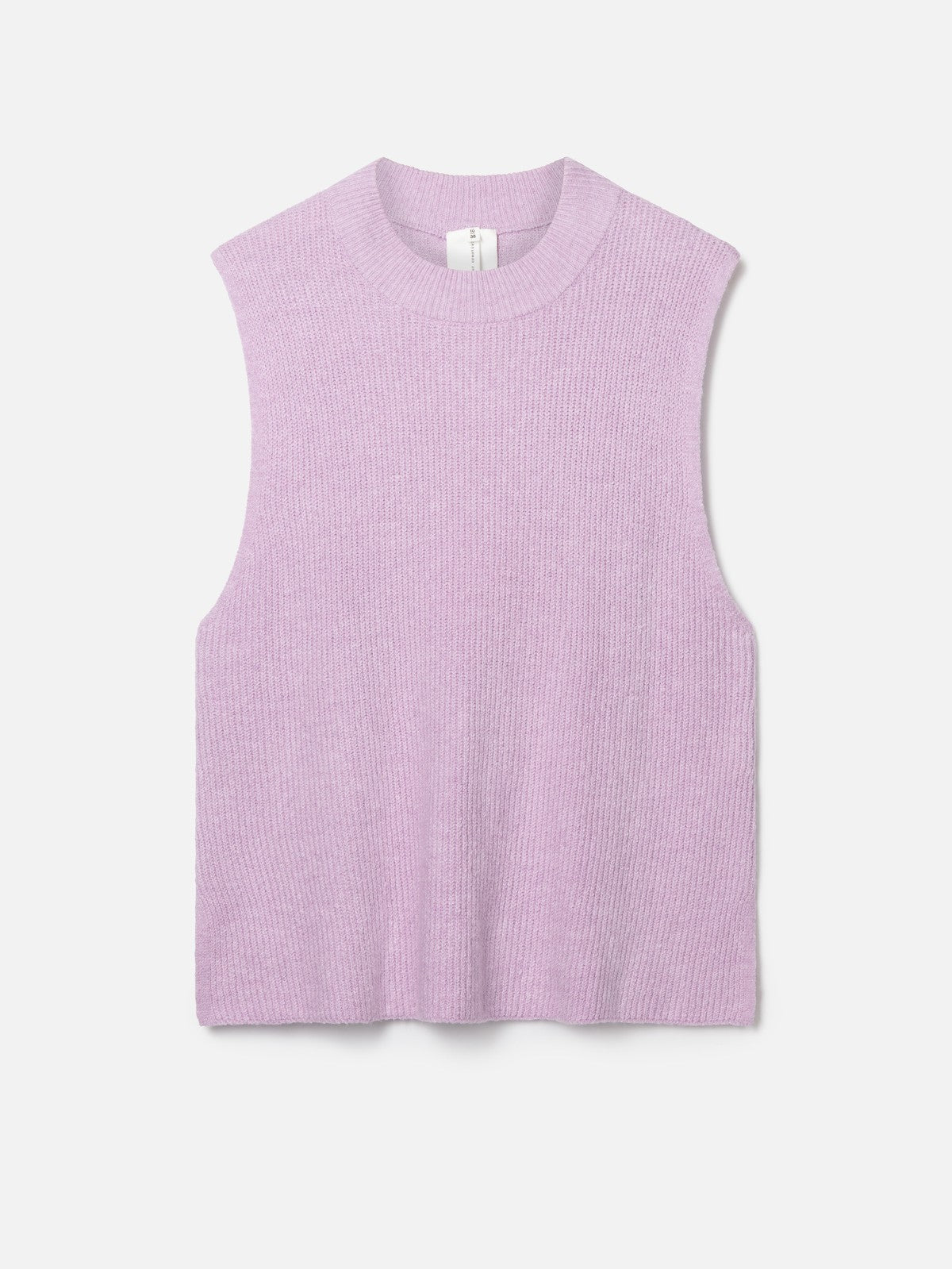 Armabelle Organic Cotton Fluffy Knitted Vest - Lavender Purple