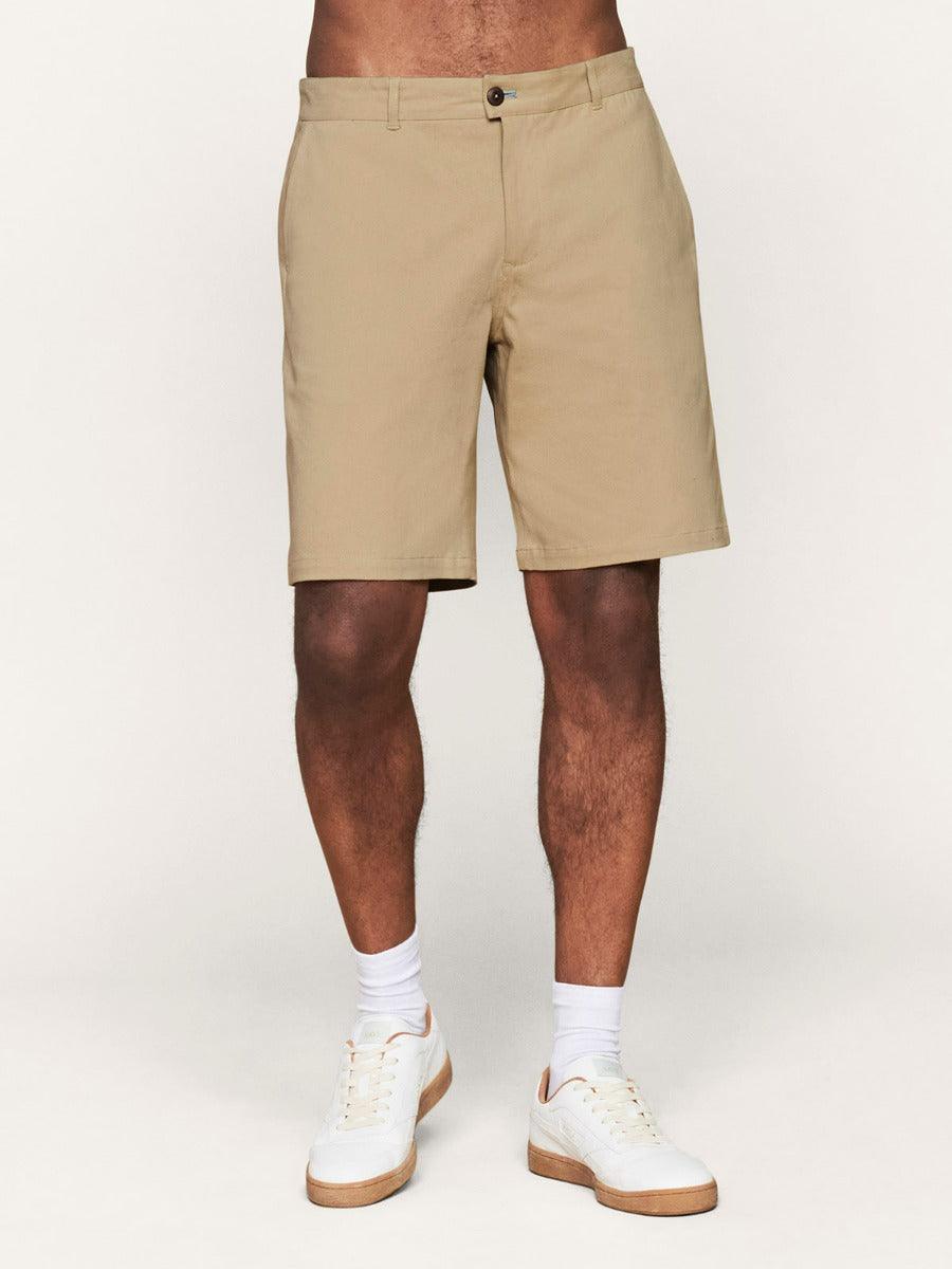 Nate Chino Short - Sand Brown - Thought Clothing UK