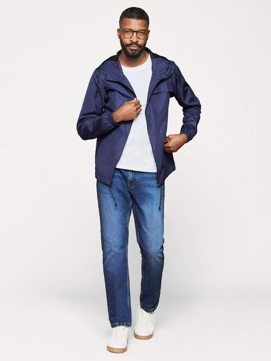 Kaiden Showerproof Jacket - Navy - Thought Clothing UK