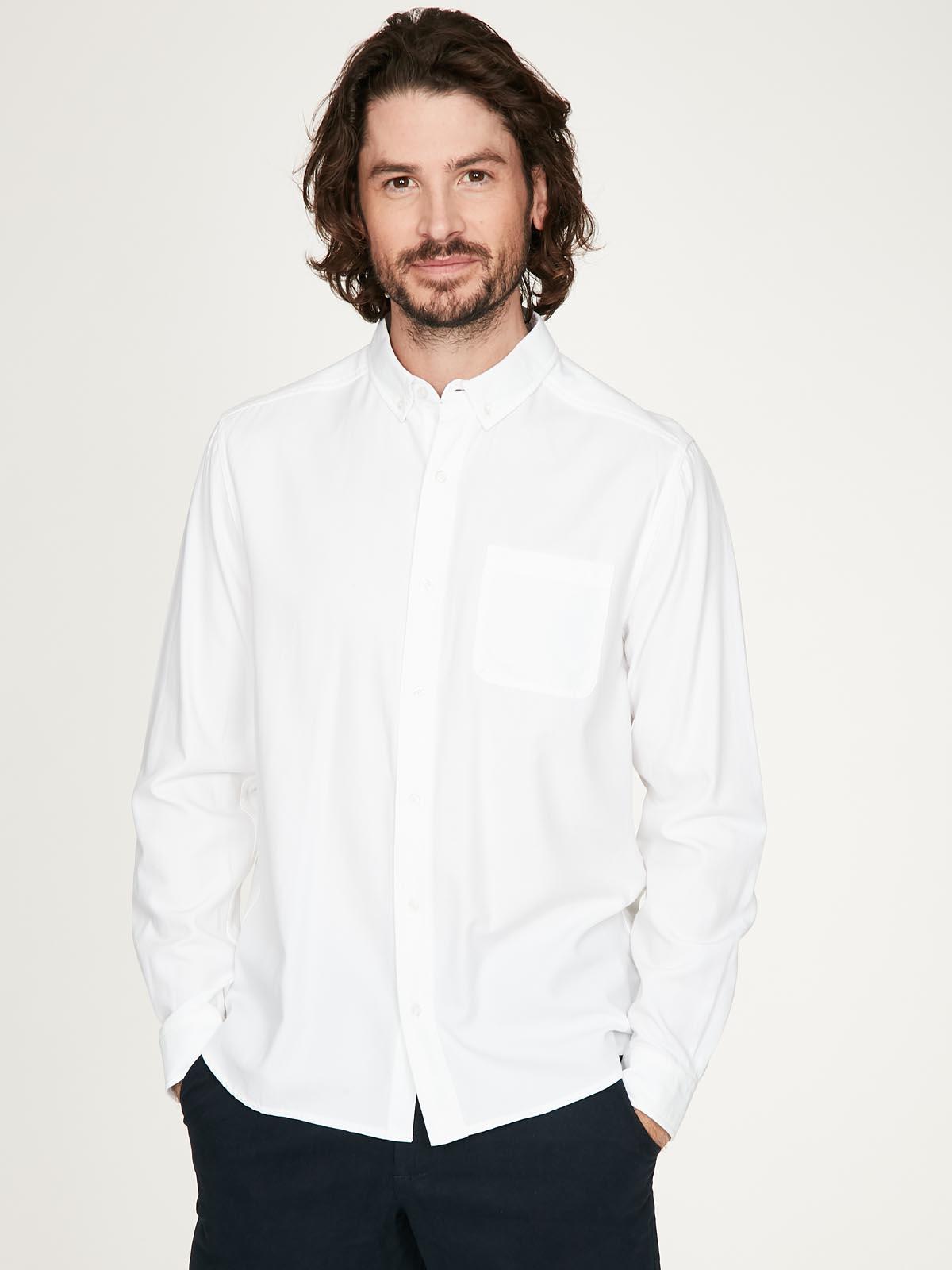 Quinn Organic Cotton Shirt - White - Thought Clothing UK
