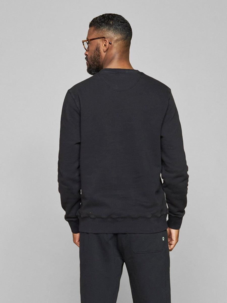 Rohan Gots & Fairtrade Sweatshirt - Washed Black - Thought Clothing UK