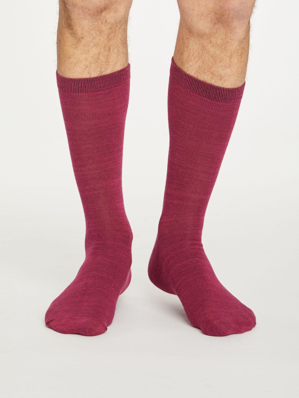 Lisket Socks - Bilberry - Thought Clothing UK