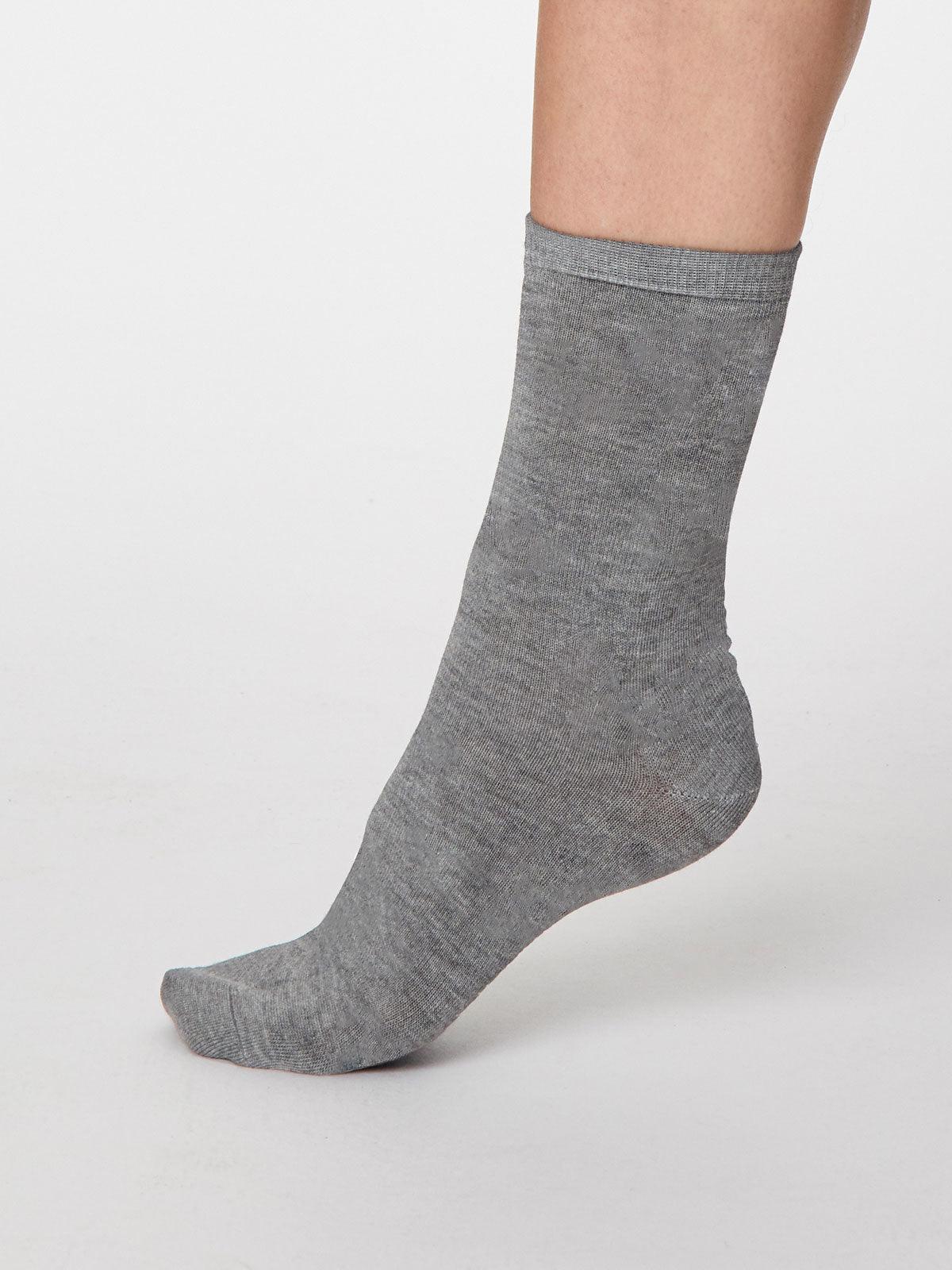 Solid Jackie Bamboo Socks - Thought Clothing UK