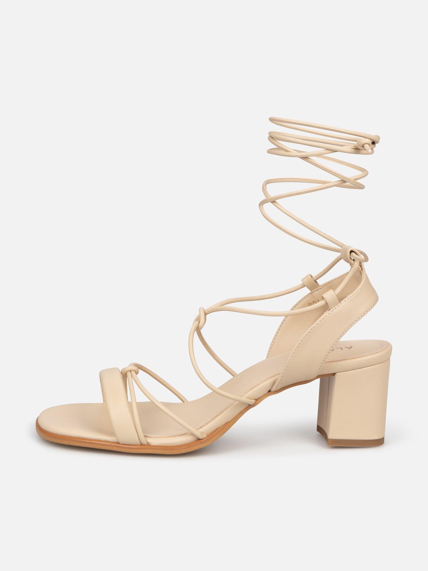 Alohas Sophie Corn Vegan Sand Strappy Sandals - Corn - Thought Clothing UK