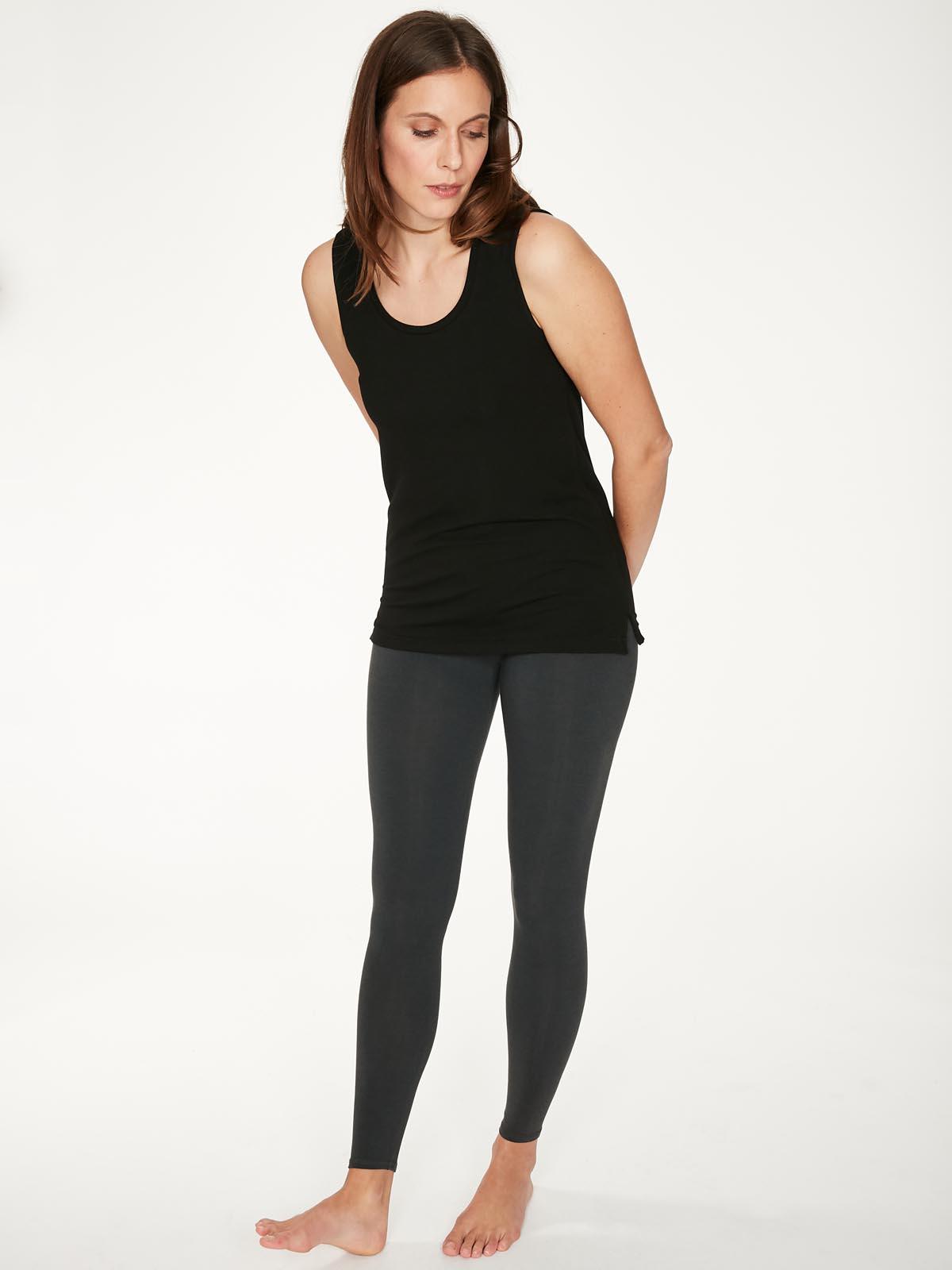 The Bamboo Base Layer Leggings in Pewter Grey